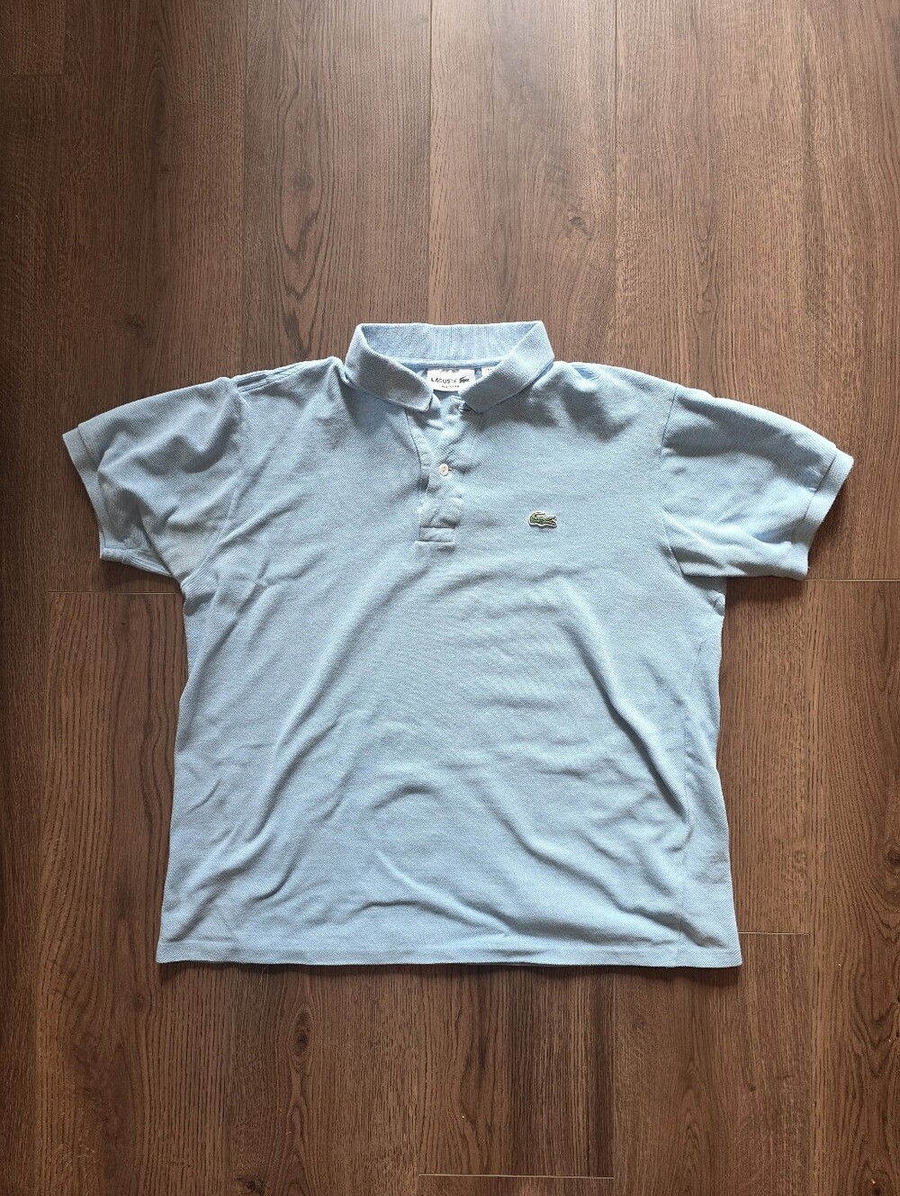 Lacoste - Classic Fit L.12.12 Polo - 5 Large - Heather Blue Cotton Pique